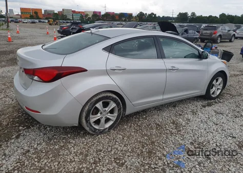 2016 Hyundai Elantra Se from USA, damaged, VIN 5NPDH4AE9GH736816